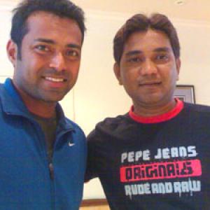 Spotted: Leander Paes in Melbourne