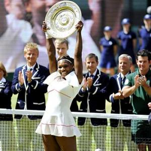 Serena crushes Zvonareva to win Wimbledon title