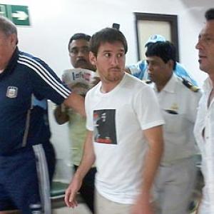 Messi arrives to mesmerise fans in Kolkata
