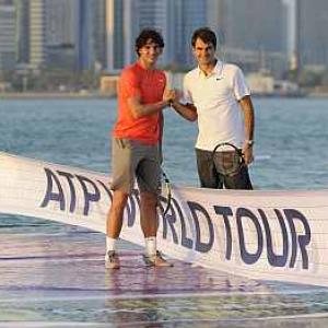 Nadal, Federer renew rivalry in Doha