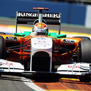 Sutil finishes 9th, Resta 14th at European GP