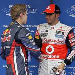 Muted Hamilton ends Red Bull pole run