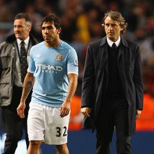 Tevez's career at Manchester City is finished: Mancini