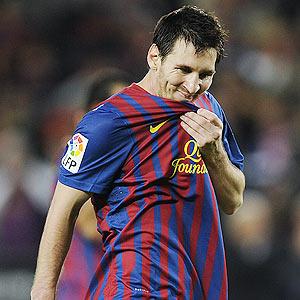 Messi first since Mueller to net 60 goals