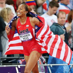 Richards-Ross shines on return to Olympic track