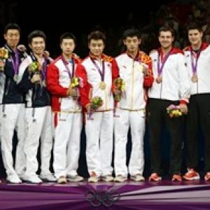 China sweep all four Olympic table tennis golds