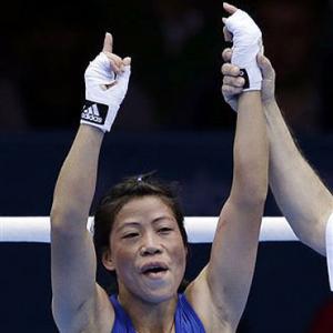 Boxing a disappoint, but Mary saves India the blushes