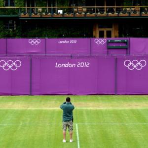 Wimbledon begins London Olympics makeover