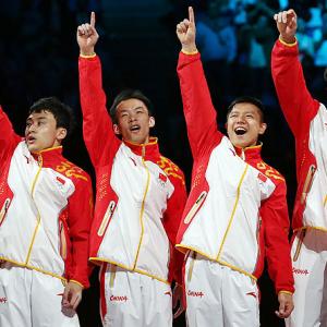 China grabs gold, Brits steal show in gymnastics