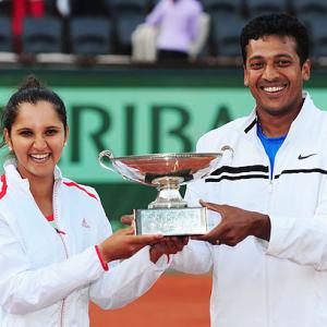 Birthday boy Bhupathi wins mixed doubles with Mirza