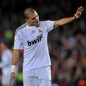 Real's Pepe gets two-match ban, Ramos cleared