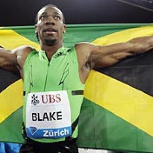 Blake fails to break season's 100m record set by Bolt