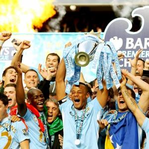 PHOTOS: Man City clinch title in dramatic finale