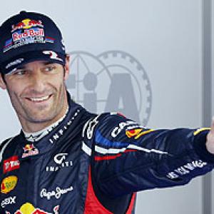Webber pips Vettel to pole at Korean GP