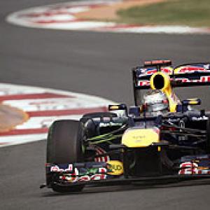 India GP: Vettel tops third practice session