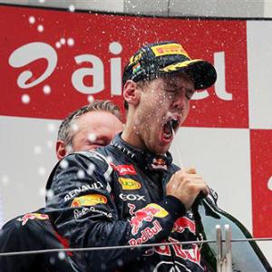 Vettel's Red Bull looks like an indomitable beast