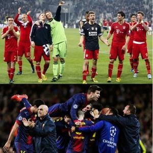 CL PHOTOS: Nervy Barcelona, Bayern advance to semis