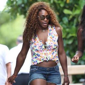 PHOTOS: Serena Williams having fun, but still not satisfied