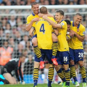 EPL PHOTOS: Arsenal ease past Fulham to end crisis talk