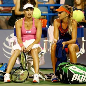 US Open: Hingis serves up double disappointment on return