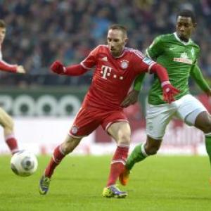 Ribery double as Bayern romp to 7-0 away win
