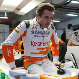 Sutil back at the wheel in Force India F1 test
