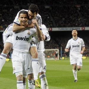 Photos: Ronaldo batters Barca to put Real into Cup final