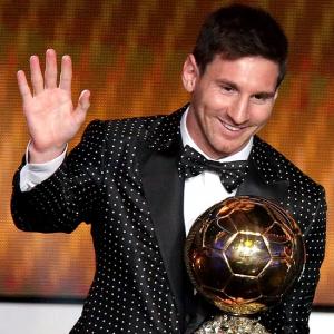 PHOTOS: Messi named world's best player again