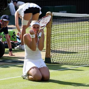 PHOTOS: Lisicki too strong for Radwanska in Wimbledon semis