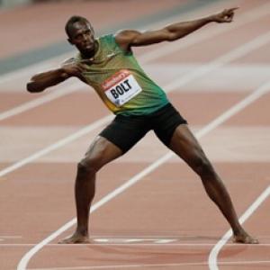 Bolt wins 100m at London Anniversary Games despite slow start