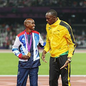 Bolt ready to face Farah in charity run