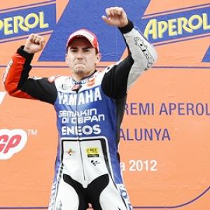 Lorenzo trims gap to Pedrosa with Montmelo win