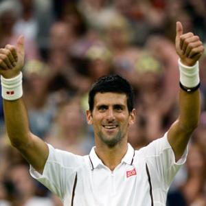 Djokovic, Serena restore calm on Tranquil Thursday