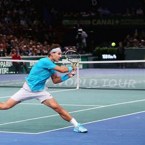 Nadal thwarts Janowicz challenge to reach Paris Masters quarters