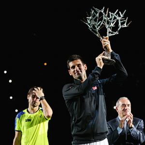 Djokovic grinds down Ferrer to claim Paris Masters title