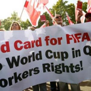 German broadcasters jailed for filming Qatar WCup labourers' plight