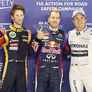 Singapore GP: Vettel takes pole position