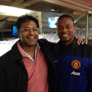 PHOTO! Lalit Modi hangs out with Manchester United's Patrice Evra
