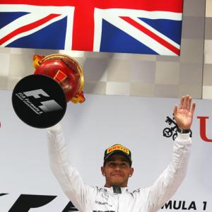 PHOTOS: Hamilton wins Chinese F1 Grand Prix in Mercedes one-two