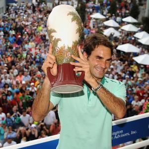 PHOTOS: Federer claims sixth Cincinnati title