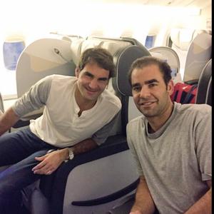Just landed in Delhi: Federer