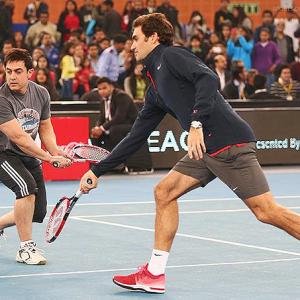 When Bollywood stars meet tennis greats!
