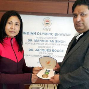 Sarita Devi finally receives her Asian Games bronze medal