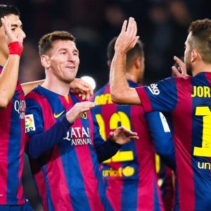 La Liga: Messi nets brace, Suarez finally scores in Barca rout