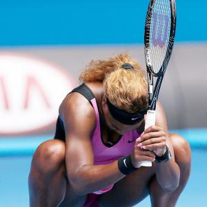 Australian Open PHOTOS: Ivanovic upsets Serena; Djokovic Ferrer march into quarters