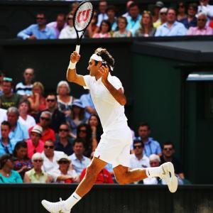 PHOTOS: Federer in 9th Wimbledon final; meets Djokovic
