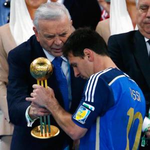 Messi wins 'sad prize' as World Cup dream remains elusive