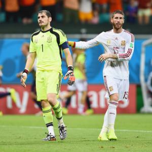 Ramos surprised by Casillas exclusion from Spain squad