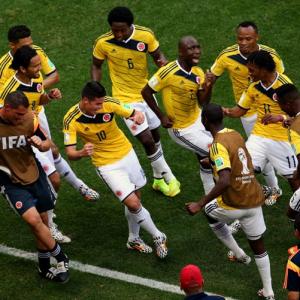 PHOTOS: Colombia close in on knockout stage after victory