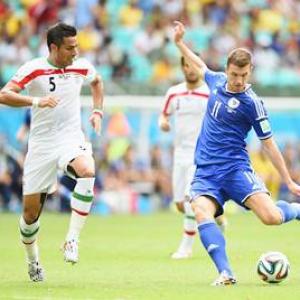Bosnia dash Iran hopes, record first World Cup win